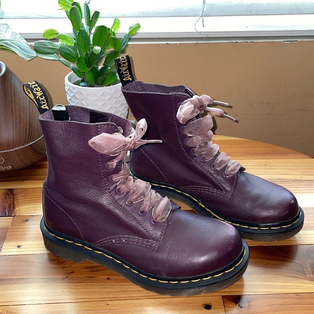 Purple docs Pascal Leather Dr. Martens